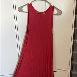Red Sleeveless Dress